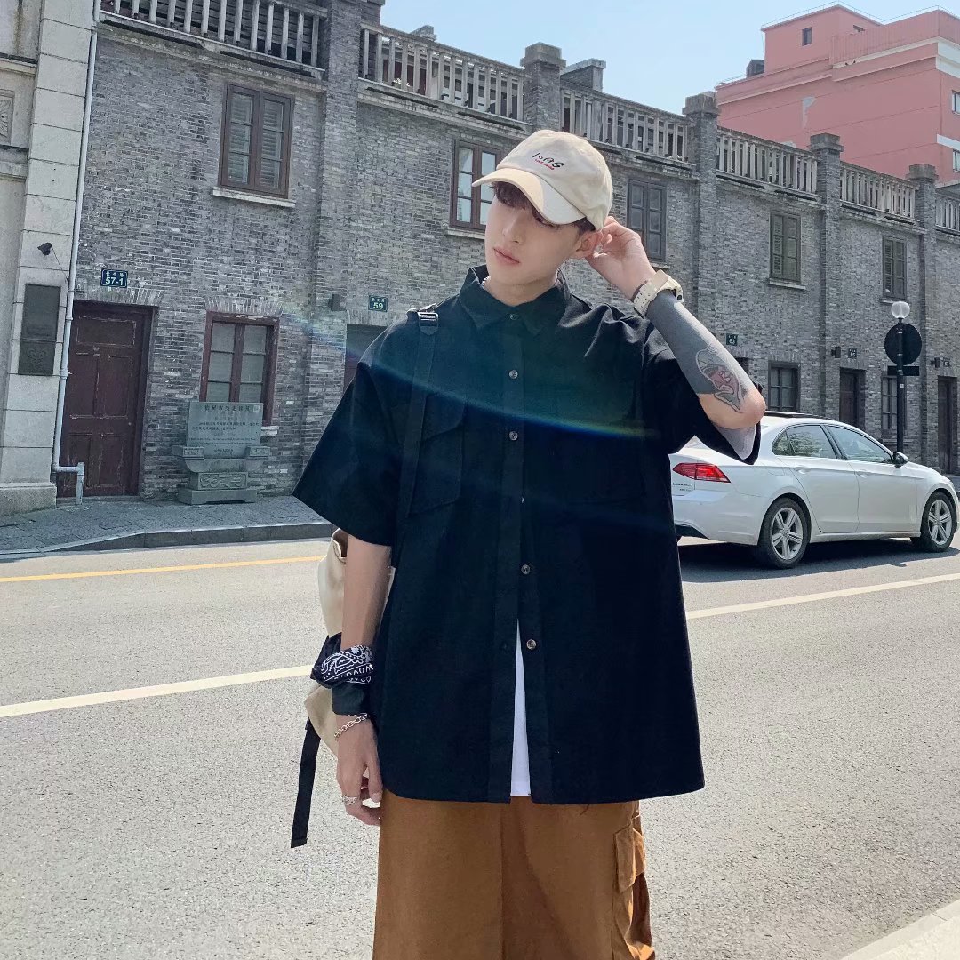 Áo Sơ Mi Nam Tay Ngắn Thời Trang Hàn Quốc 2021 | BigBuy360 - bigbuy360.vn