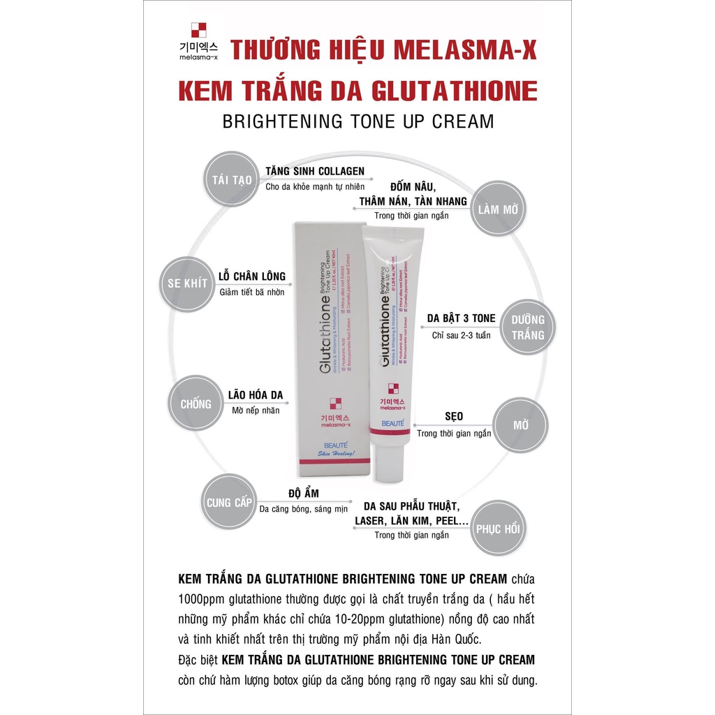 KEM DƯỠNG TRẮNG DA GLUTATHIONE MELASMA | BigBuy360 - bigbuy360.vn