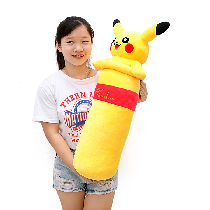 [SIÊU SALE] Gấu bông Gối ôm pikachu 1m