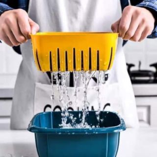 Rỗ vuông đựng hoa quả 3in1