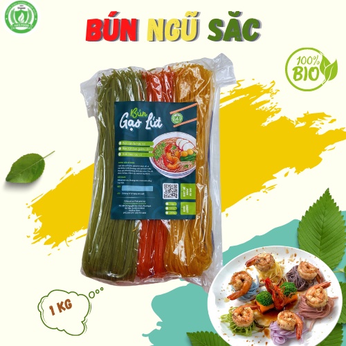 Bún rau củ giảm cân hafood , bún ngũ sắc chuẩn ăn kiêng eatclean