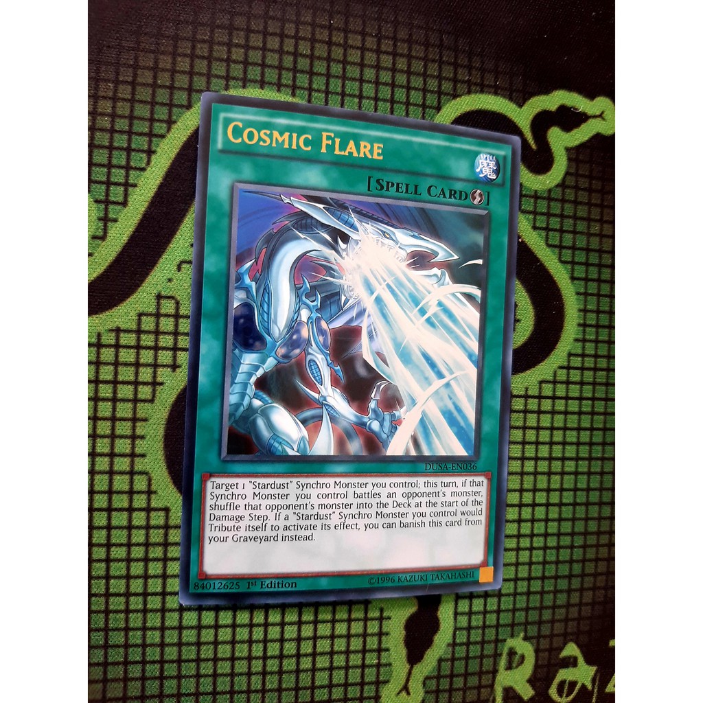 Thẻ Bài Mint90 Yugioh Spell Cosmic Flare - DUSA-EN036 - Ultra