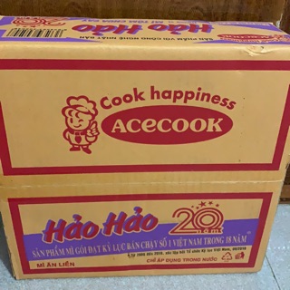 Combo 10 gói mì tôm chua cay hảo hảo 75g