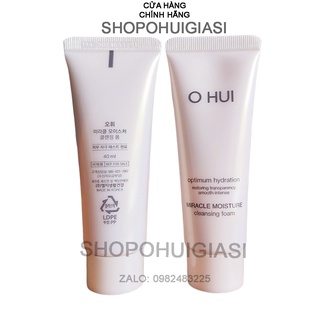 Sữa Rửa Mặt Dưỡng Ẩm Da OHUI Miracle 40ml