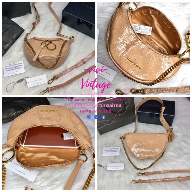(Full Box + Túi Giấy ) Túi bao tử đeo chéo Cnk 3 dây khoá tròn - đeo được nhiều kiểu siêu hot | BigBuy360 - bigbuy360.vn