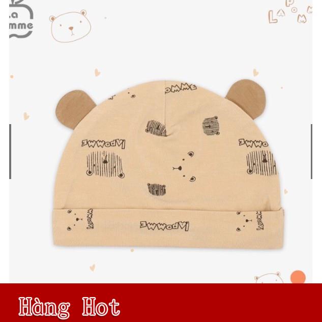 La pome - Phụ kiện sơ sinh Bao tay trẻ em bao chân mũ yếm sơ sinh Họa tiết bé trai bé gái -TAMIBE
