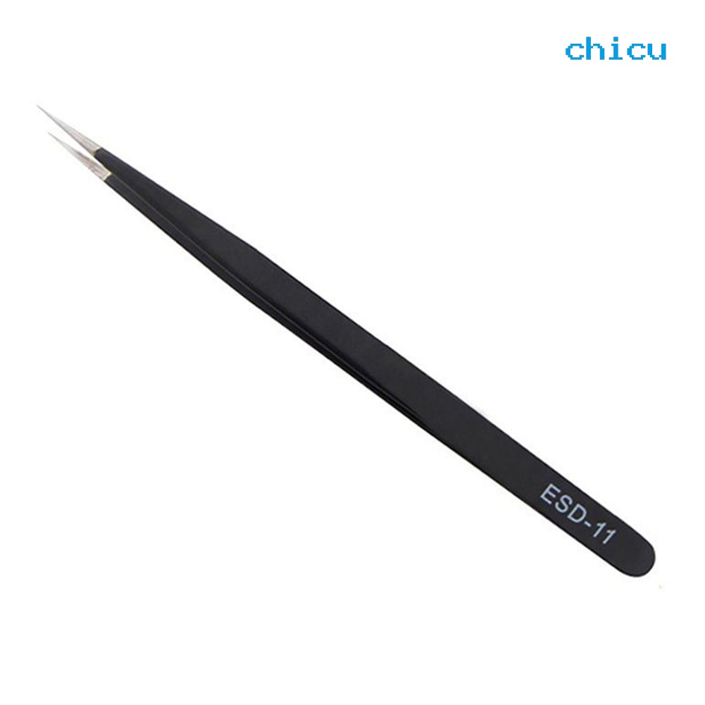 Nhíp nối mi giả chính xác bằng kim loại thiết kế đầu nhọn thẳng