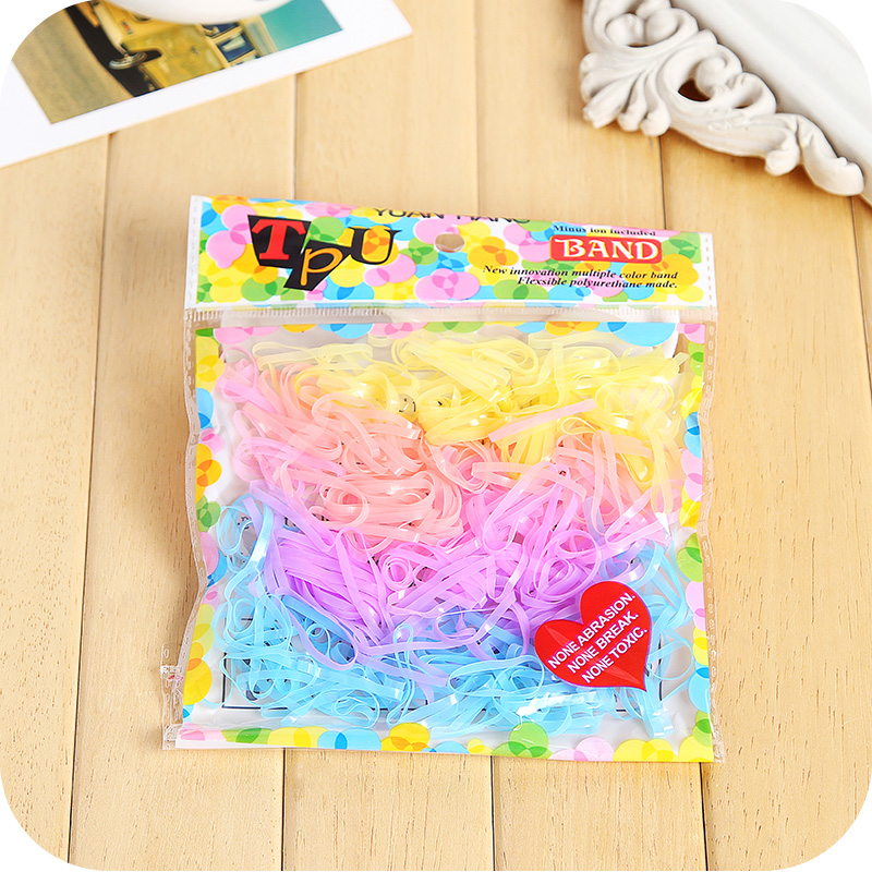 Dây thun cột tóc dùng một lần tiện dụng cho bé gái