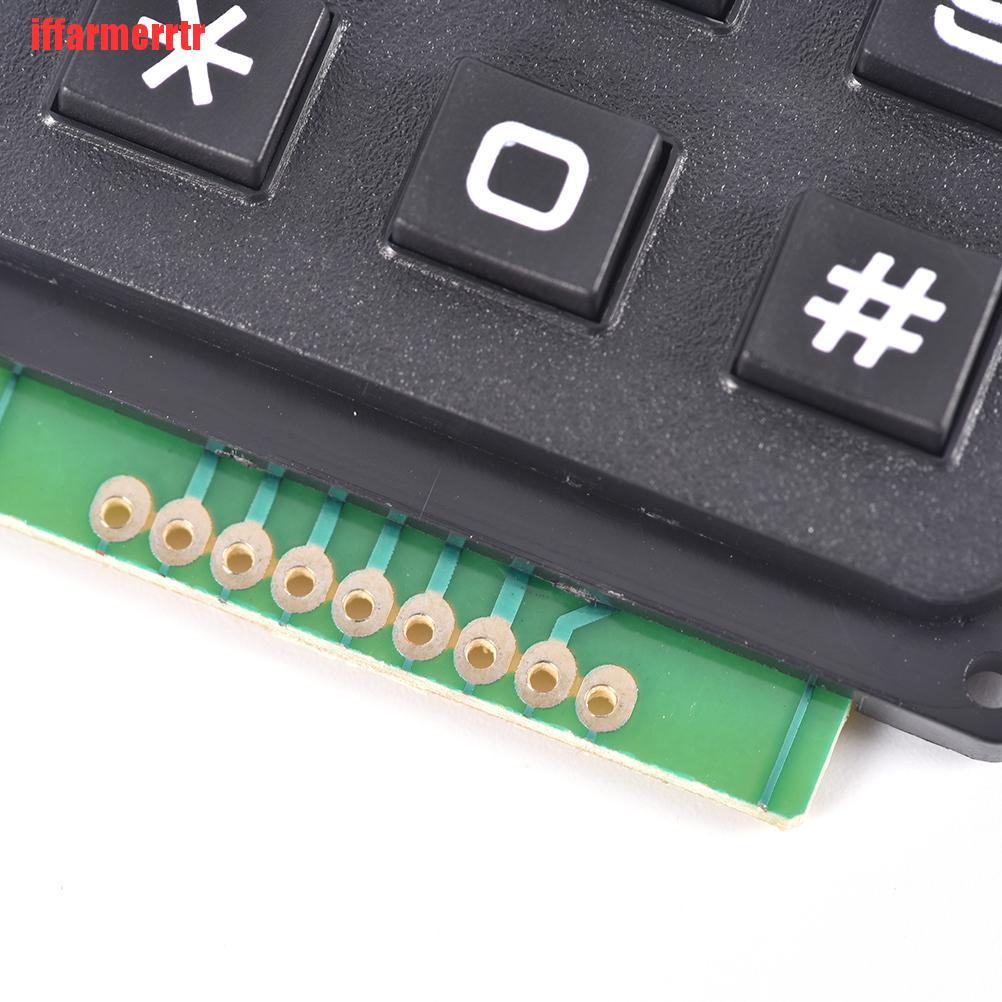 {iffarmerrtr}Portable  4 x 3 Matrix Array 12 Keys 4*3 Switch Keypad Keyboard Module for Arduino KGD