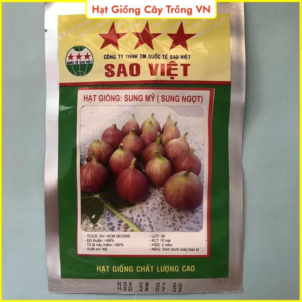 Hạt giống Sung Mỹ (Sung Ngọt - Trái To) - Gói 10 Hạt