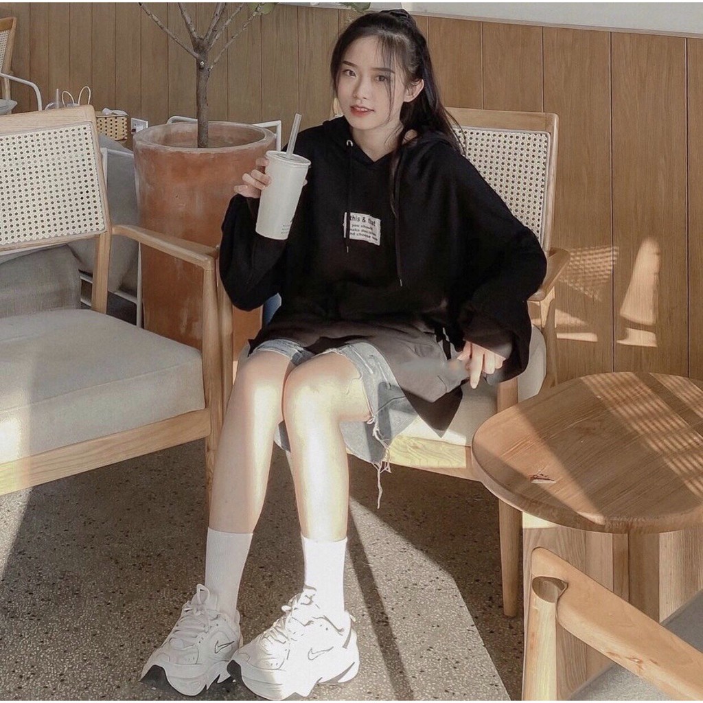 Áo Hoodie THIS & THAT XẺ TÀ Ulzzang Unisex 1hitshop | BigBuy360 - bigbuy360.vn