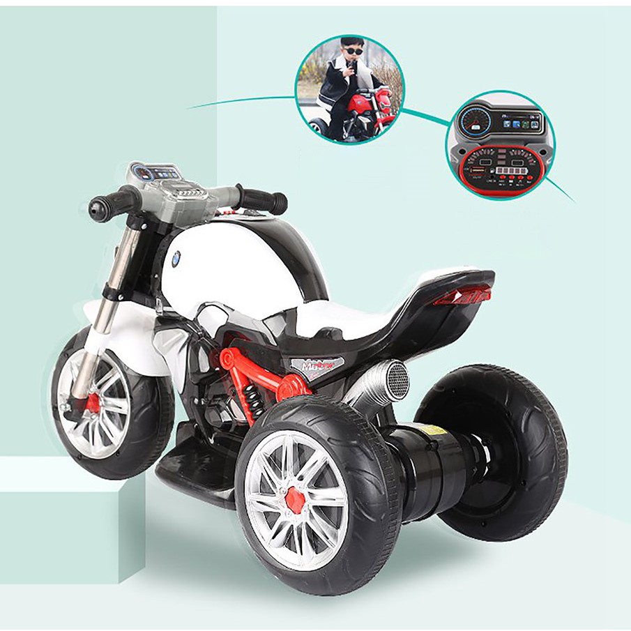 Xe MoTo Điện Eomart  Thiết kế siêu thật - Siêu Ngầu Cho Bé Thỏa Sức Đam Mê  Xe Moto Mà Không Lo Bị Ngã  [Chính Hảng ]