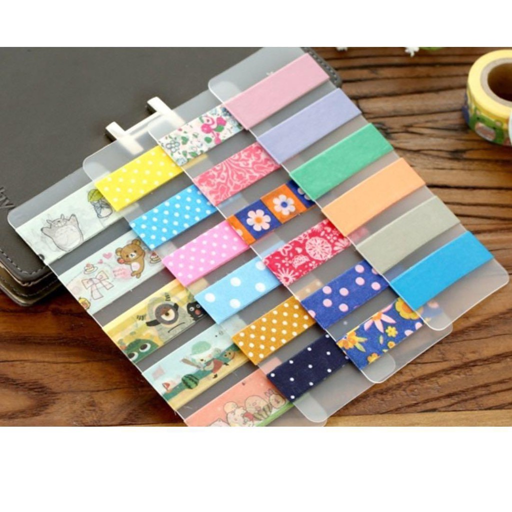 [Michi Art Store] Thẻ nhựa chiết washi tiện lợi chất liệu PVC 5x15cm