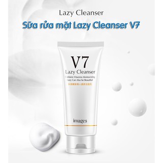 [RẺ VÔ ĐỊCH] Sữa rửa mặt trắng da Lazy Clanser V7