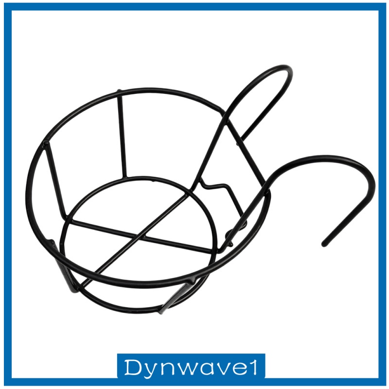 [DYNWAVE1] Flower Pot Metal Holder Basket Hanging to Wall or Garden Link Fence