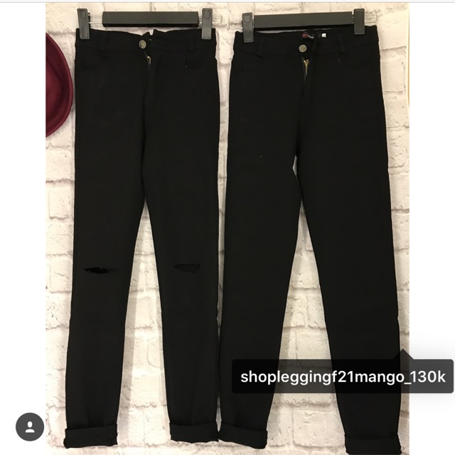 Quần rách gối đen trắng [Ảnh thật] | BigBuy360 - bigbuy360.vn