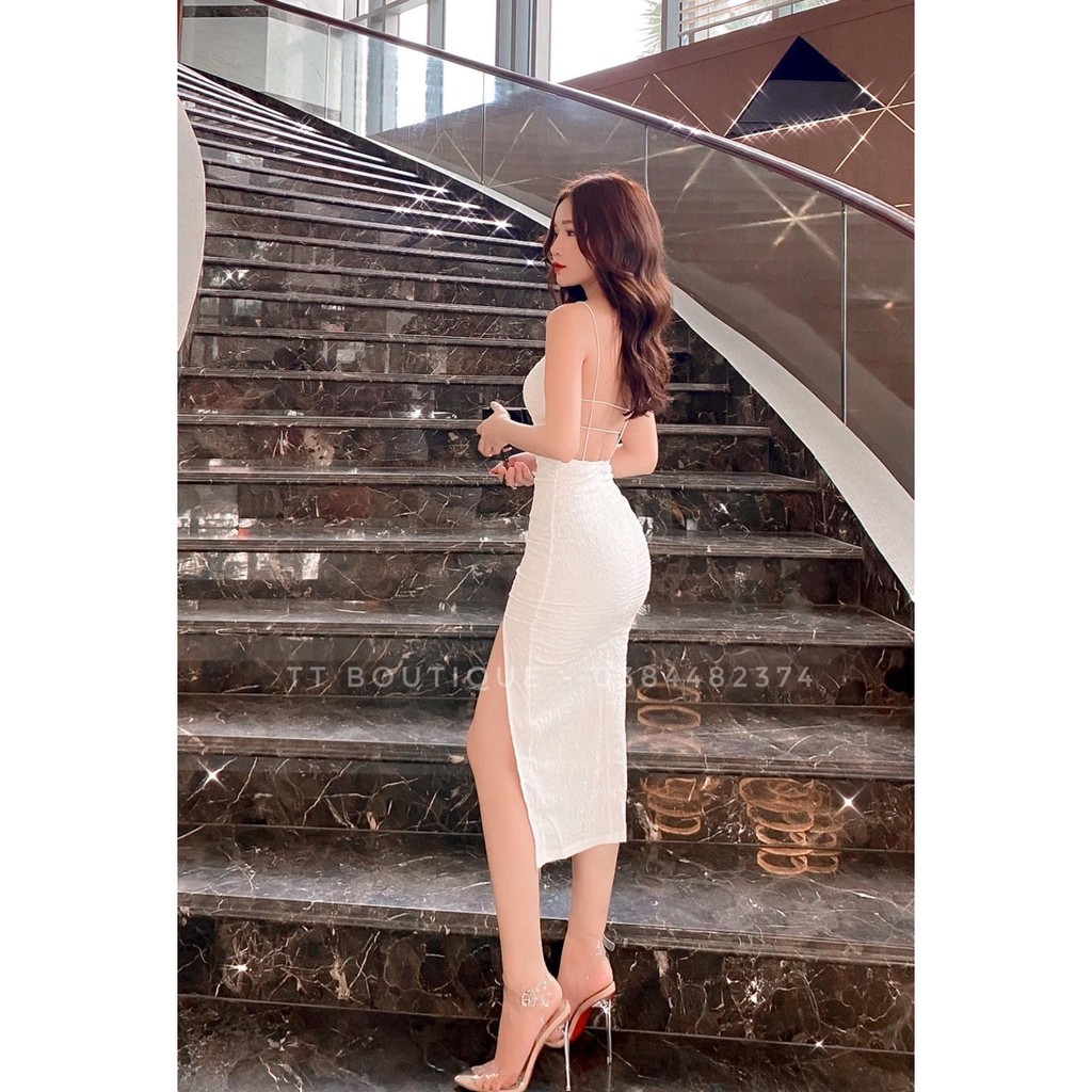 Đầm thun xốp body nữ ( dây lưng đan chéo ạ ) - carotshop | BigBuy360 - bigbuy360.vn