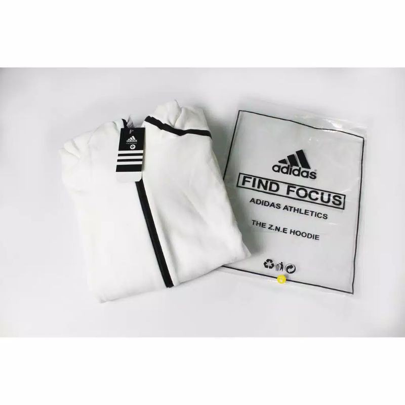 Áo Khoác Hoodie Adidas Màu Trắng Thời Trang Cho Nam