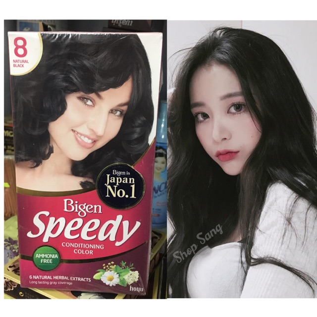 Thuốc Nhuộm Tóc Phủ Bạc 100% Bigen Speedy Conditioning Color