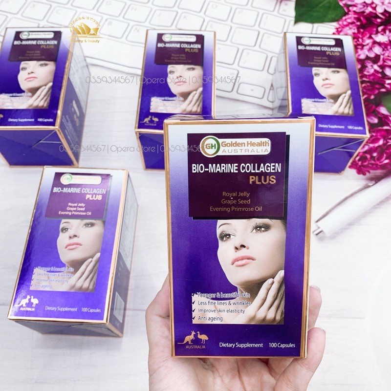 Collagen Golden Health BIO-MARINE COLLAGEN PLUS 100 viên