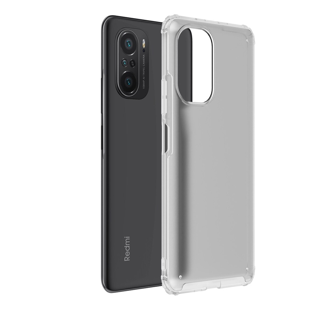 Ốp điện thoại chống sốc trong suốt thời trang cho Xiaomi Poco F3