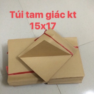 Combo 1000 túi bánh mỳ tam giác Kt 15x17