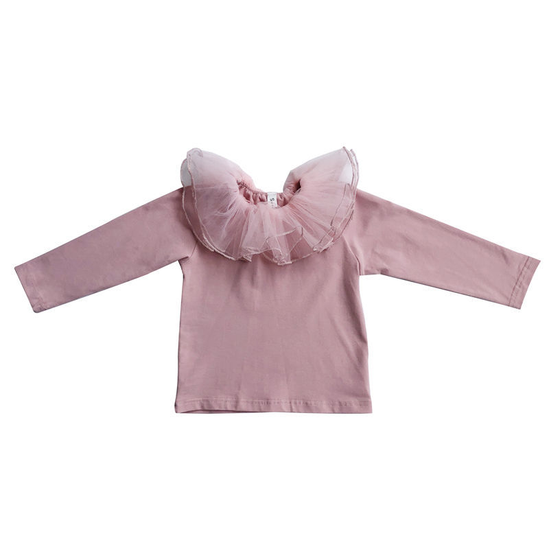 Áo Thun Cotton Tay Dài Hai Cách Sử Dụng Kép Thời Trang Mùa Thu Cho Bé Gái