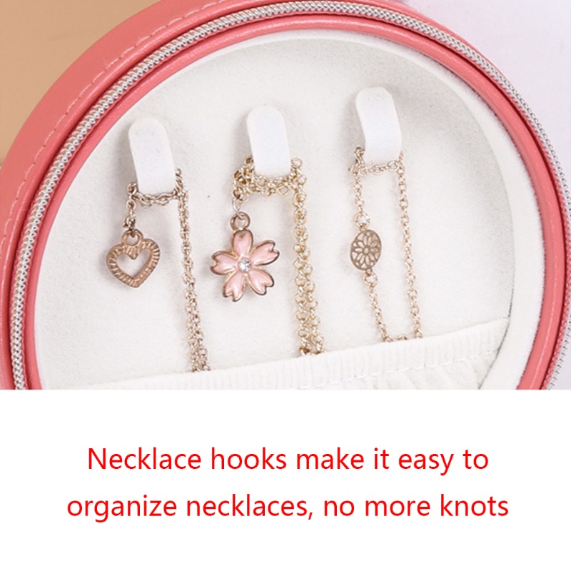 Hộp Đựng Trang Sức Nhỏ Có Khóa Kéo Tiện Dụng