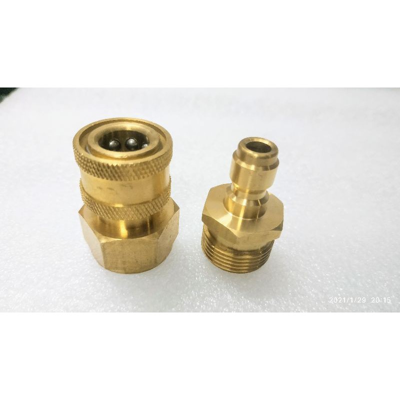 Bộ khớp nối nhanh 22mm lắp cho máy rửa xe  .
