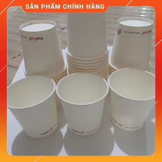 Cốc Giấy Vietcup 50 Cái 180ml Tiện Lợi, Thân Thiện Môi Trường