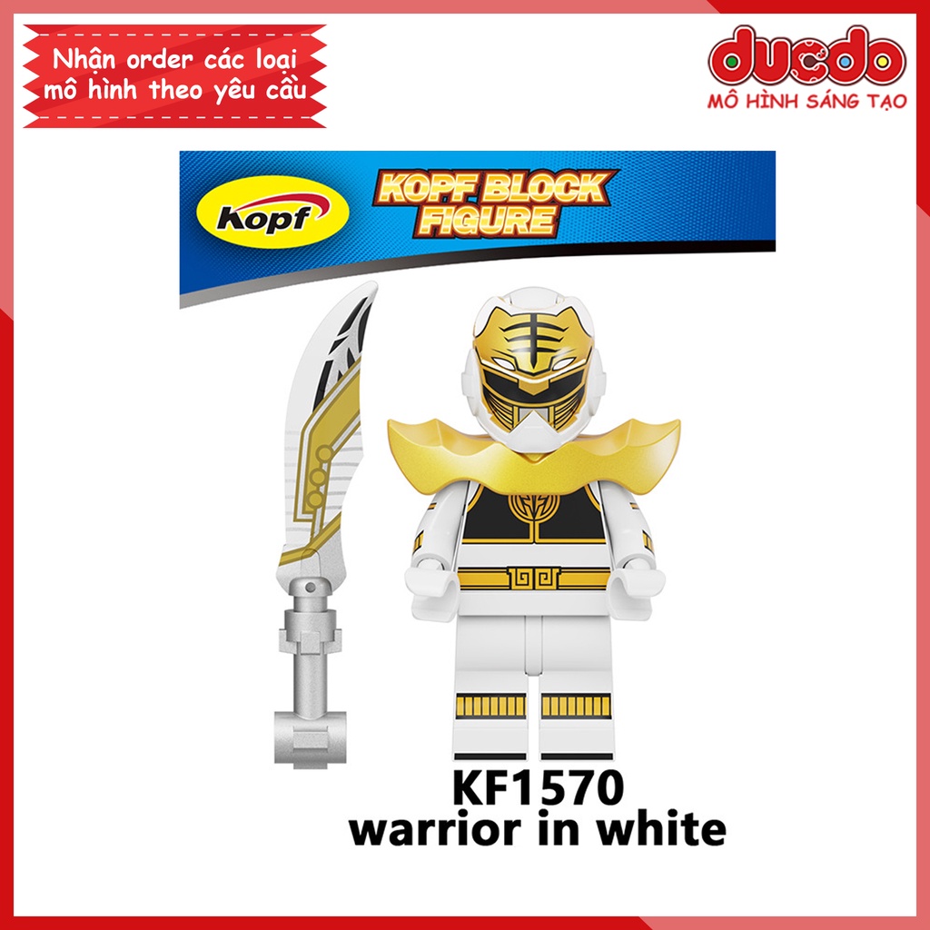 Minifigures 5 Anh Em Siêu Nhân Power Rangers - Đồ chơi Lắp ghép Xếp hình Mini Mô hình KF6144