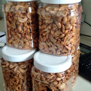 Hạt điều rang tỏi ớt hộp 1kg