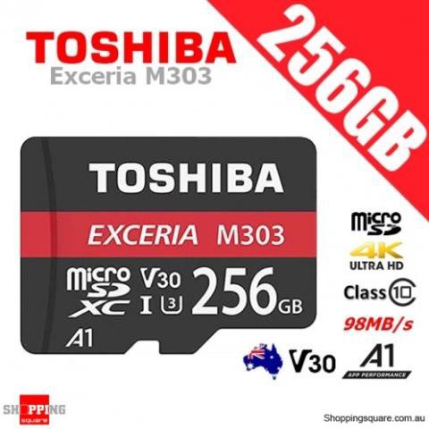 Thẻ Nhớ Microsdxc 256Gb Toshiba Exceria U3 Hổ Trợ Video 4K - Bh 5 Năm