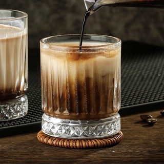 Bộ 6 Cốc Thuỷ Tinh Sọc Có Đế 355ML