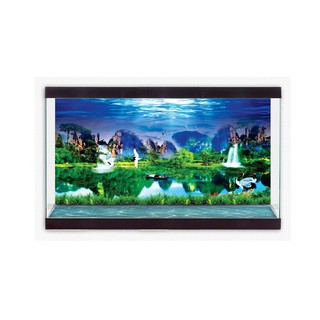 TRANH DECAL DÁN HỒ CÁ 3D_DECAL NÀNG THƠ