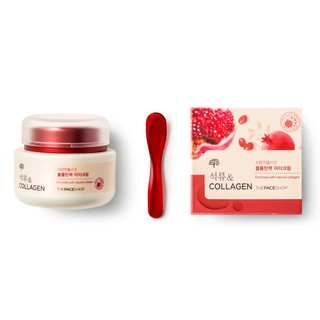 Kem Dưỡng Mắt Hạt Lựu The Faceshop Pomegranate And Collagen Volume Lifting Eye Cream