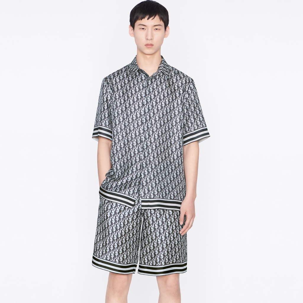 DI.OR SET - Set Shirt, Shorts Di.or Silk Hawaiian Oblique