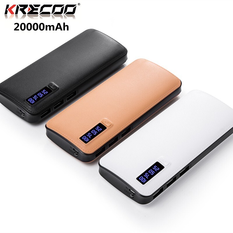 Sạc Dự Phòng KRECOO 20000mah Cao Cấp Tiện Dụng