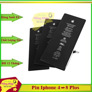Pin Iphone Các Đời Hàng EU Dung Lượng Chuẩn