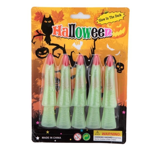 Bộ móng tay quỷ dạ quang đồ chơi Halloween  shop khobansilc