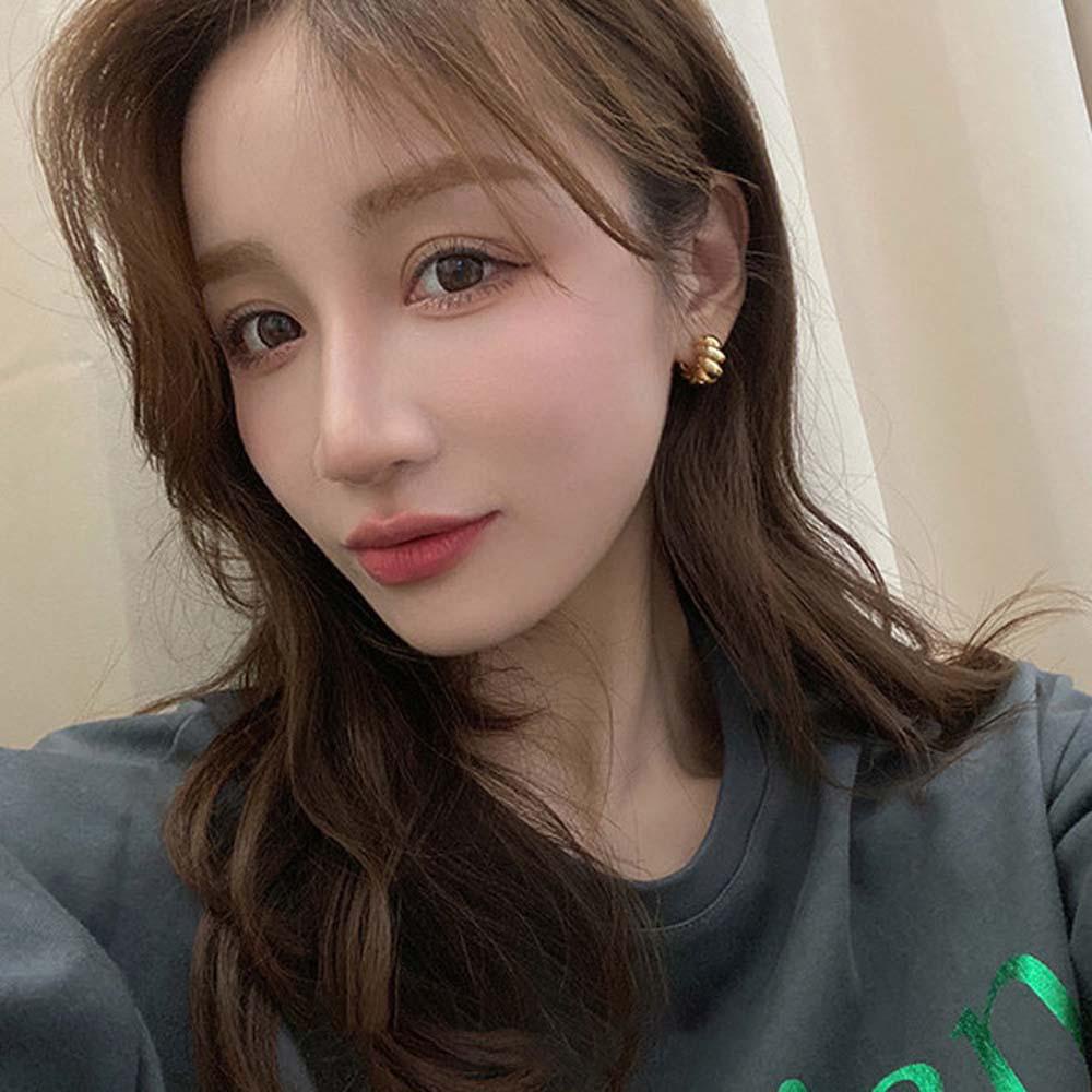 Khuyên Tai Tròn Phong Cách Vintage Đơn Giản Thời Trang Cho Nữ