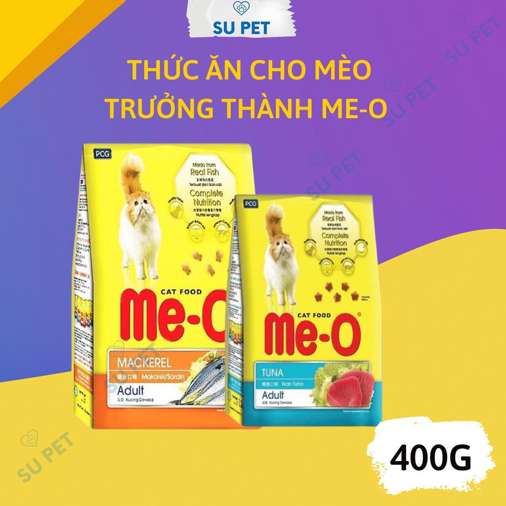 Thức ăn cho mèo trưởng thành dạng hạt - Thương hiệu Me-O Adult 350g