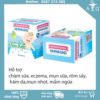 ✅(CHÍNH HÃNG) Bột pha nước tắm trẻ em Nhân Hưng (Lẻ 10 gói và 30 gói)