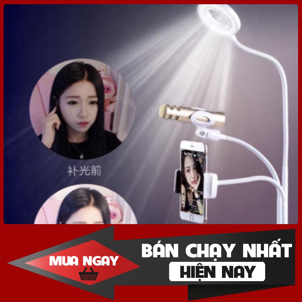 [FREESHIP] Bộ Đèn Livestream Đa Năng 3 Trong 1, Hỗ trợ livestream bán hàng - Hàng chất lượng, cam kết giá tốt nhất miền 