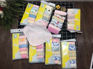 SET 8 KHĂN MẶT GERBER CHO BÉ