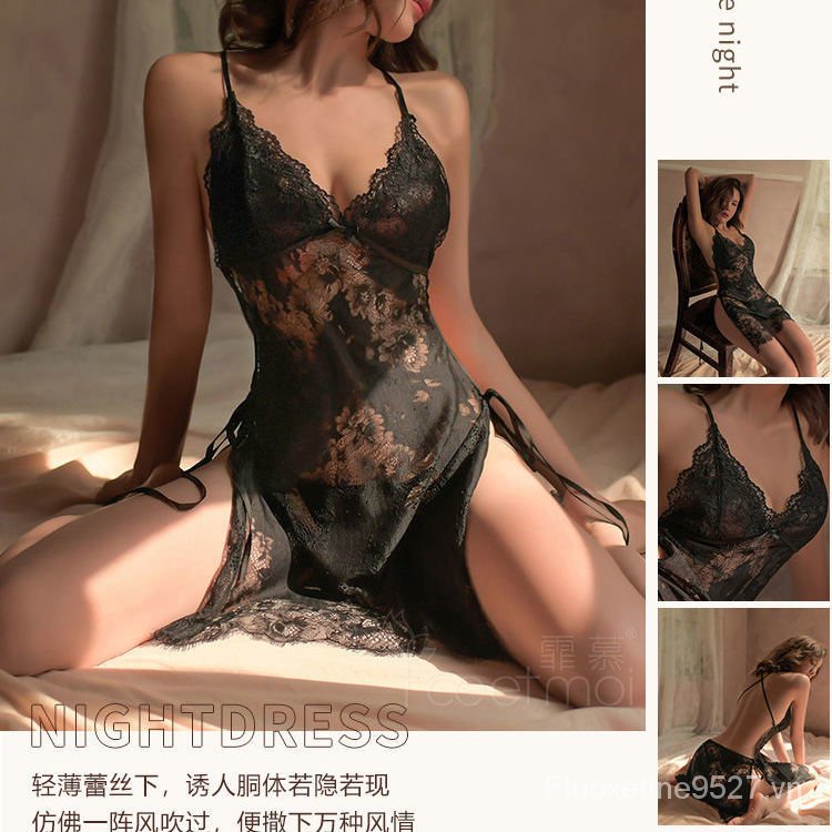 Đồ ngủ Ngắn Xuyên Thấu Phối Dây Buộc Gợi Cảm Cho Nữ Cỡ Lớn Sex | BigBuy360 - bigbuy360.vn
