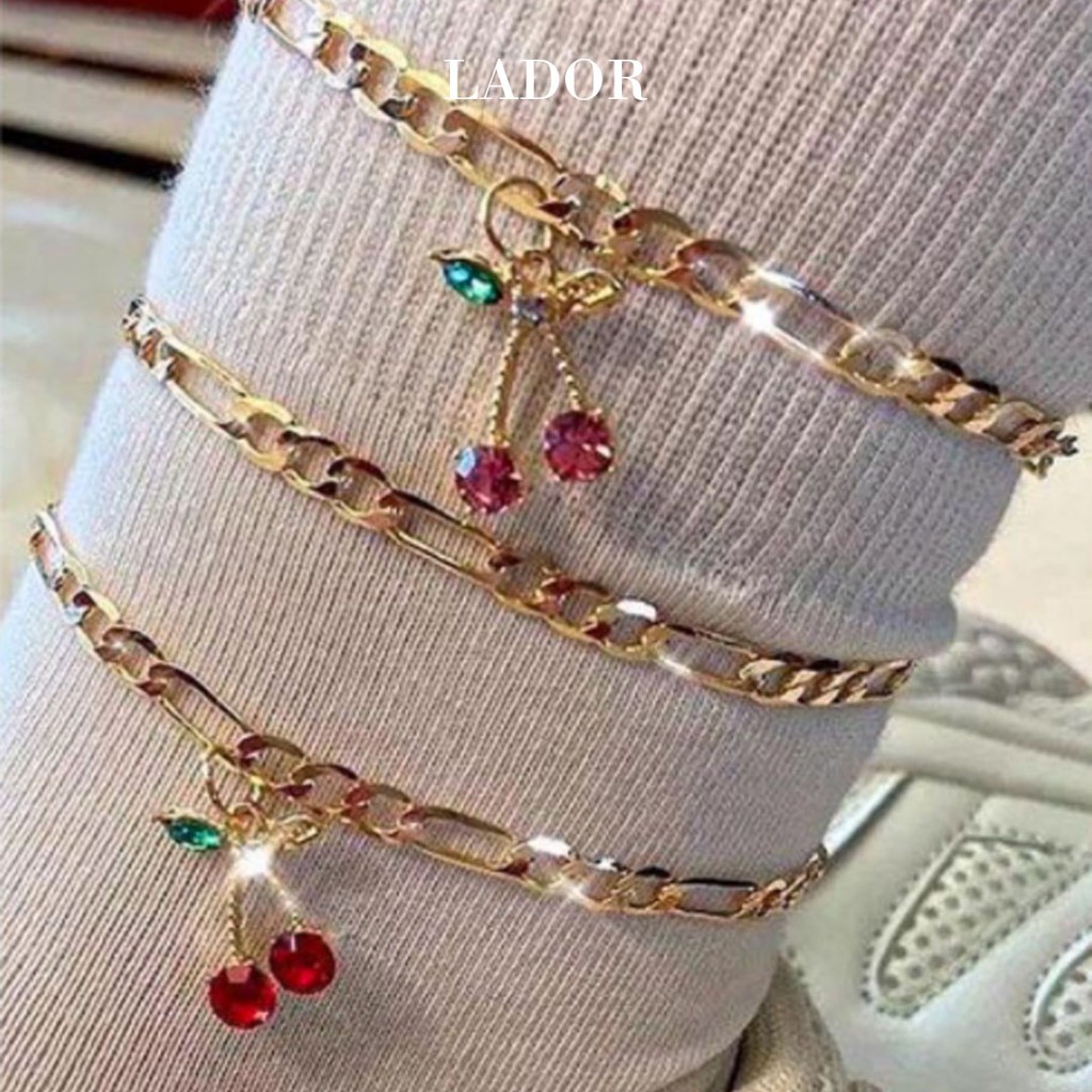 [A6] - D'or Anklet Set Summ