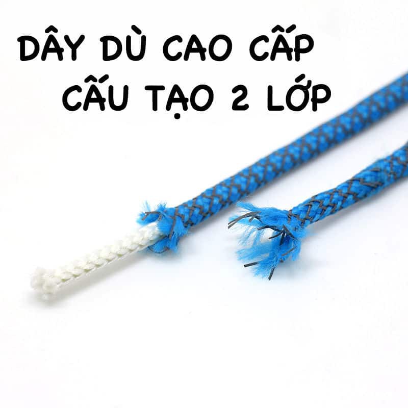 Dây Giày Phản Quang Tròn 3M Reflective Rope Laces - Đen