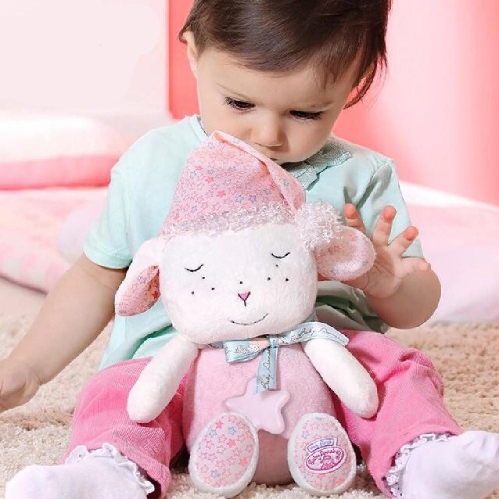 Đồ chơi búp bê cừu ru ngủ giai điệu nhạc trắng có đèn cho bé sơ sinh Toys house  siêu mềm chống rụng lông