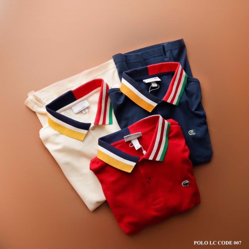 Áo thun nam có cổ xuất khẩu, áo thun polo LACOSTE cao cấp xuất dư ❕